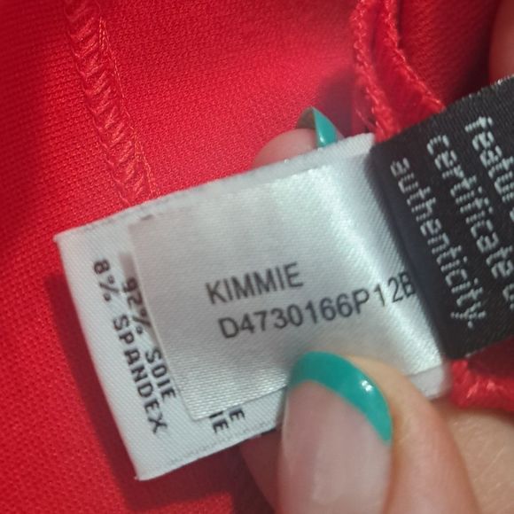 Diane Von Furstenberg Kimmie  Midi Dress in Cherry Red 🍒 - Picture 14 of 16